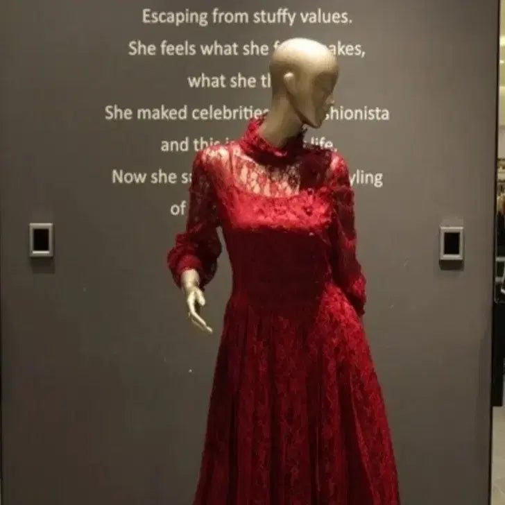 [BUNJANG] Jessi New York Lace Button Long Dress / JESSI 제시뉴욕 콩단추레이스 롱원피스55