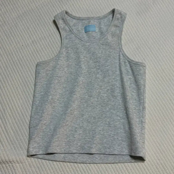 [BUNJANG] Verni Cropped Sleeveless Top / 베르니 verni 크롭 슬리브리스