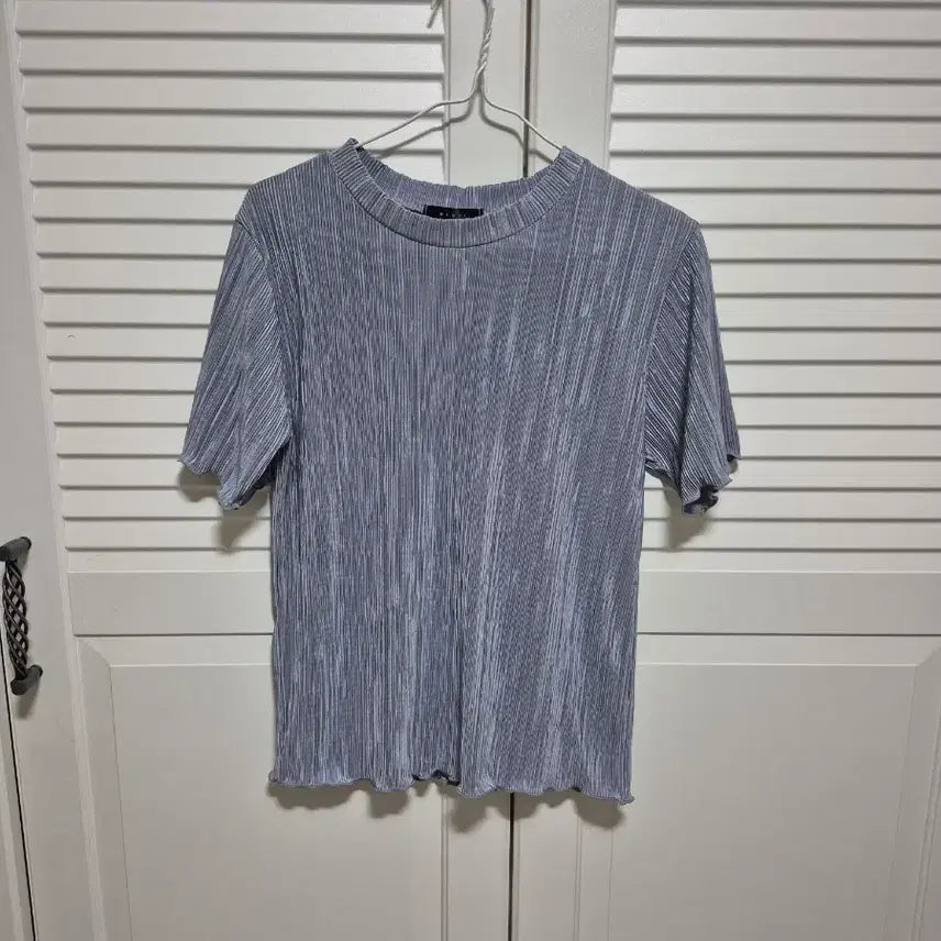 [BUNJANG] Wrinkled Short Sleeve T-Shirt / 주름 반팔티