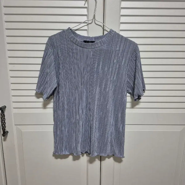 [BUNJANG] Wrinkled Short Sleeve T-Shirt / 주름 반팔티