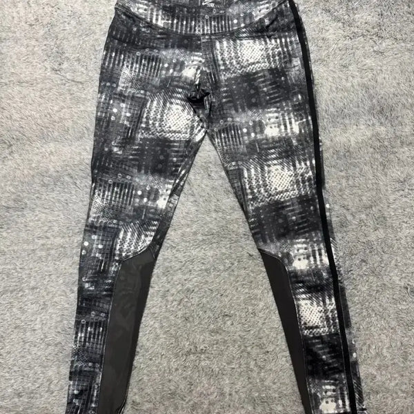 [BUNJANG] Nike Checkered Pattern Leggings (Size S) / 나이키 체크 패턴 레깅스 (65/S사이즈)