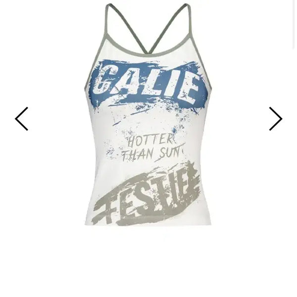 [BUNJANG] As If Calli Lace-Up Sleeveless Top / 애즈이프캘리 레이스업 슬리브리스