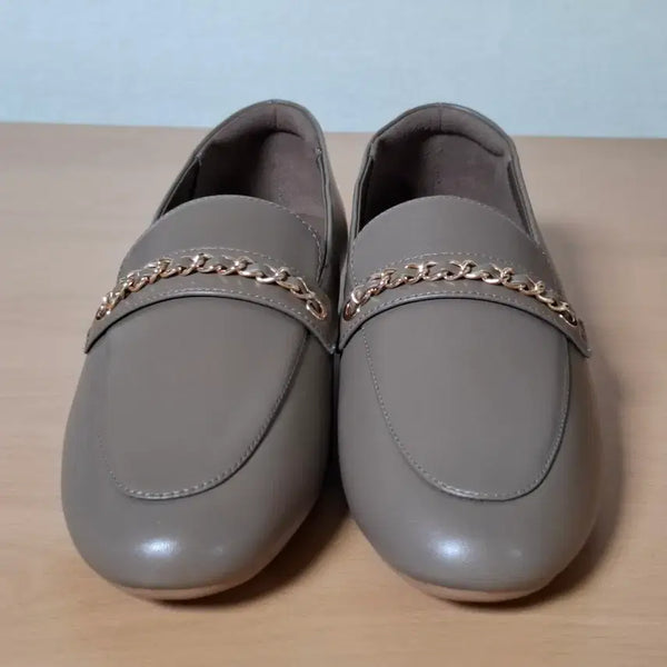 [BUNJANG] DUANI Lambskin Leather 245 Chain Loafers / DUANI 양가죽 245 체인단화