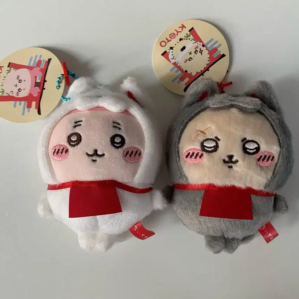 [BUNJANG] Kyoto Fushimi Inari Shrine Otter & Crab Plush Keychains / 교토 후시미 이나리신사 랏코, 카니 인형키링