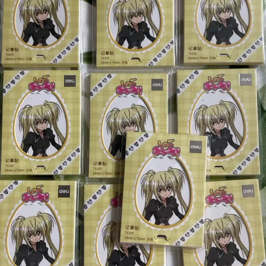 [BUNJANG] Shugo Chara Utau Character Memo Pad 54x70mm / Shugo chara utau 메모지 캐릭터  54x70mm