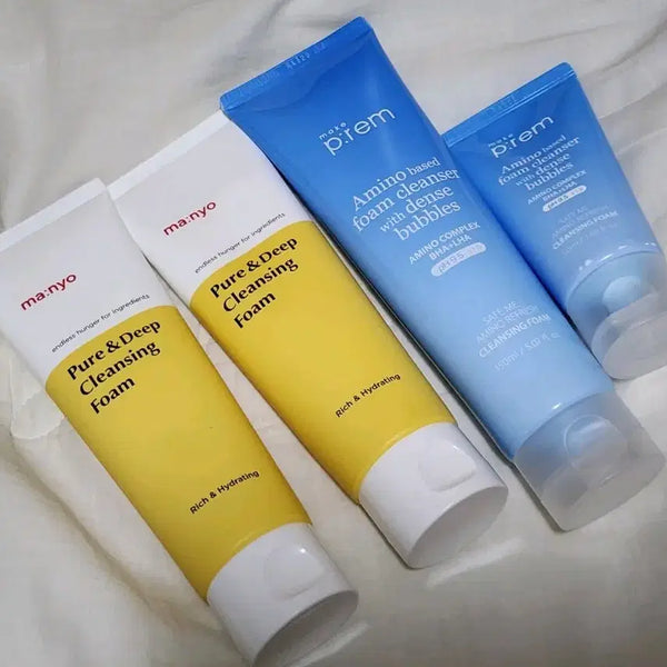 [BUNJANG] Manyo Factory & Make P:rem Amino Refresh Cleansing Foam Bundle Set / (일괄) 마녀공장 폼클 + 메이크프렘 폼클렌징