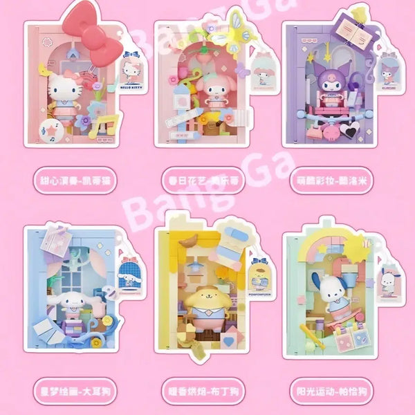 [BUNJANG] Sanrio Pochacco Building Blocks Figure (Sealed) / [미개봉] 산리오 랜덤 피규어 > 포차코 조립 블럭