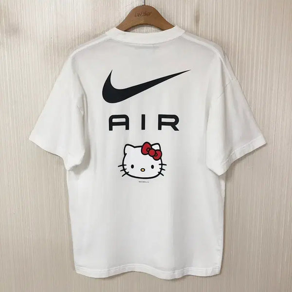 [BUNJANG] Nike x Hello Kitty NRG Air T-Shirt White (M/100) / 나이키X헬로키티 NRG 에어 티셔츠 M(100) 화이트