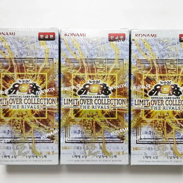 [BUNJANG] Yu-Gi-Oh! Limited Over Collection The Rivals' Link Sealed Booster Boxes / (3박스)유희왕 리미티드 오버컬렉션 더 라이벌즈 슈링크O