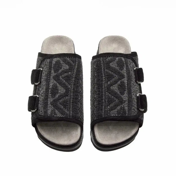 [BUNJANG] Politeru Ethnic Jumbo Slippers / [3] 폴리테루 에스닉 점보 슬리퍼