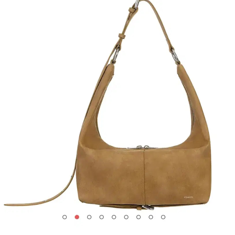 [BUNJANG] Stand Oil Tinkle Bag (Camel) with Keyring / 스탠드오일 티클백 (카멜)+키링