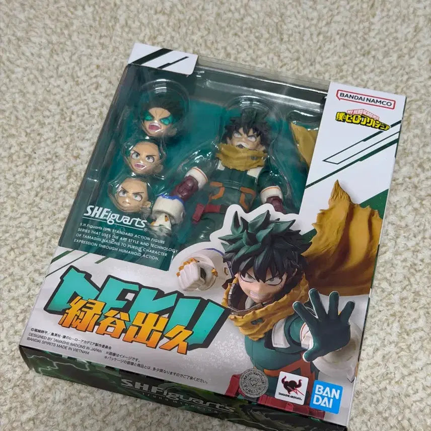 [BUNJANG] Bandai Tamashii Nations My Hero Academia Izuku Midoriya S.H.Figuarts Figure / [새상품] 히로아카 미도리야 shf 피규어