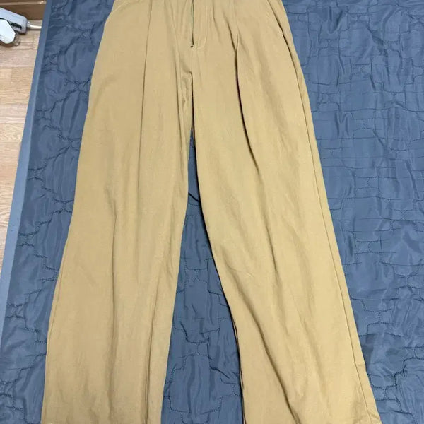 [BUNJANG] Signature One-Tuck Wide Cotton Pants L / 시그니처 원턱 와이드 코튼 팬츠 L