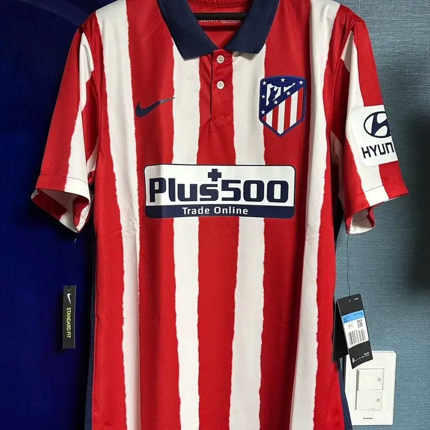 [BUNJANG] Atletico Madrid 20-21 Home Jersey (Men's M, New with Tags) / [M] 20-21 아틀레티코 마드리드 홈 유니폼 택채 새상품