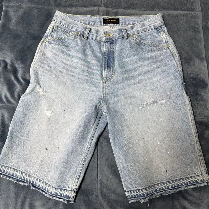 [BUNJANG] Blackout Breaker Shorts (Indigo) / 블랙아웃 Breaker shorts (Indigo) L