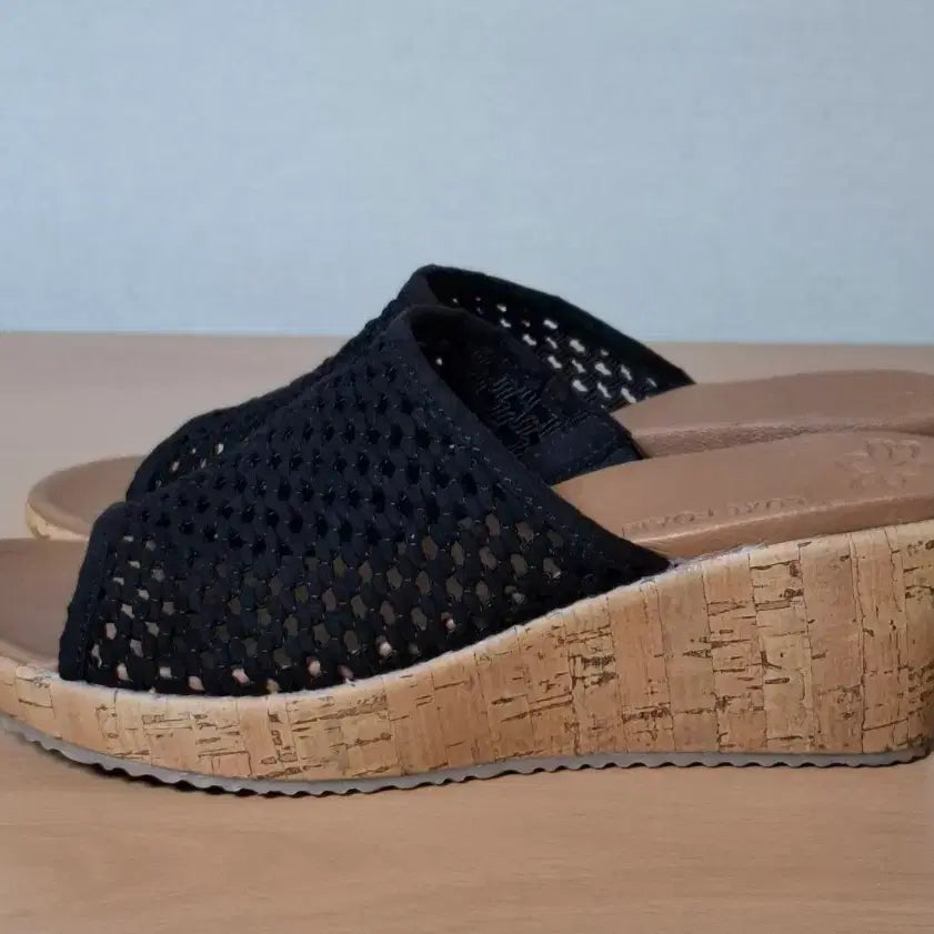 [BUNJANG] Skechers Wedge Heel Sandals Slippers / 스케쳐스 245-250 웨지힐 샌들 슬리퍼
