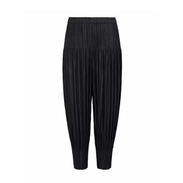[BUNJANG] Pleats Please Basic Fluffy Pants Black / 플리츠플리즈 베이직 플러피팬츠 블랙 (2)