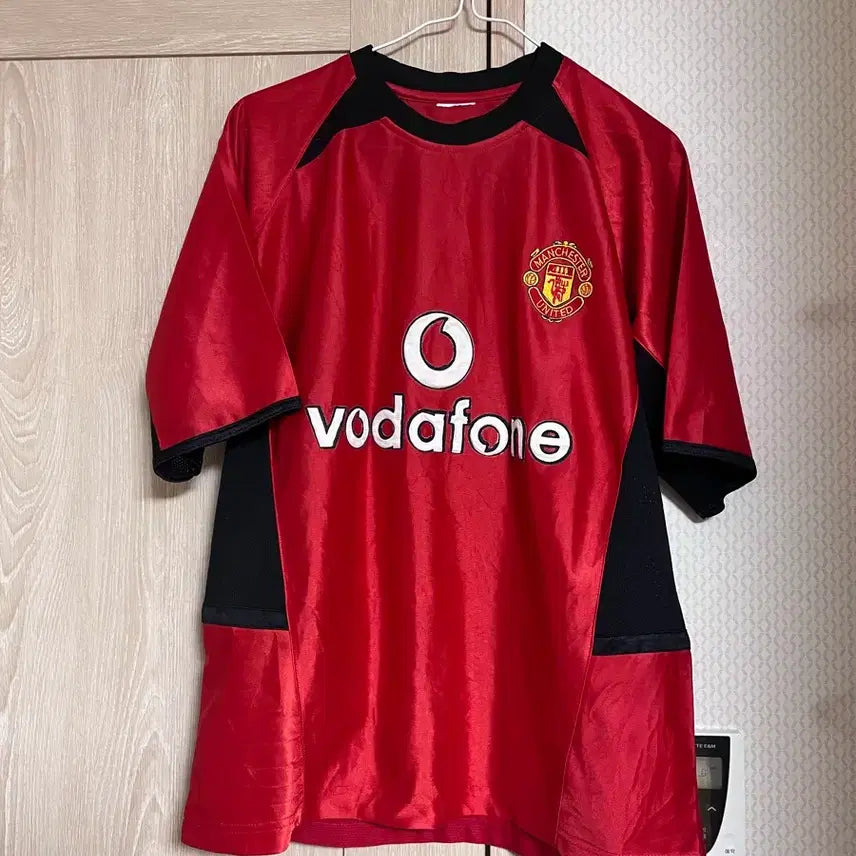 [BUNJANG] Manchester United Vodafone Training T-Shirt Jersey / 맨체스터유나이티드 맨유 보다폰 트레이닝 반팔 유니폼 축구