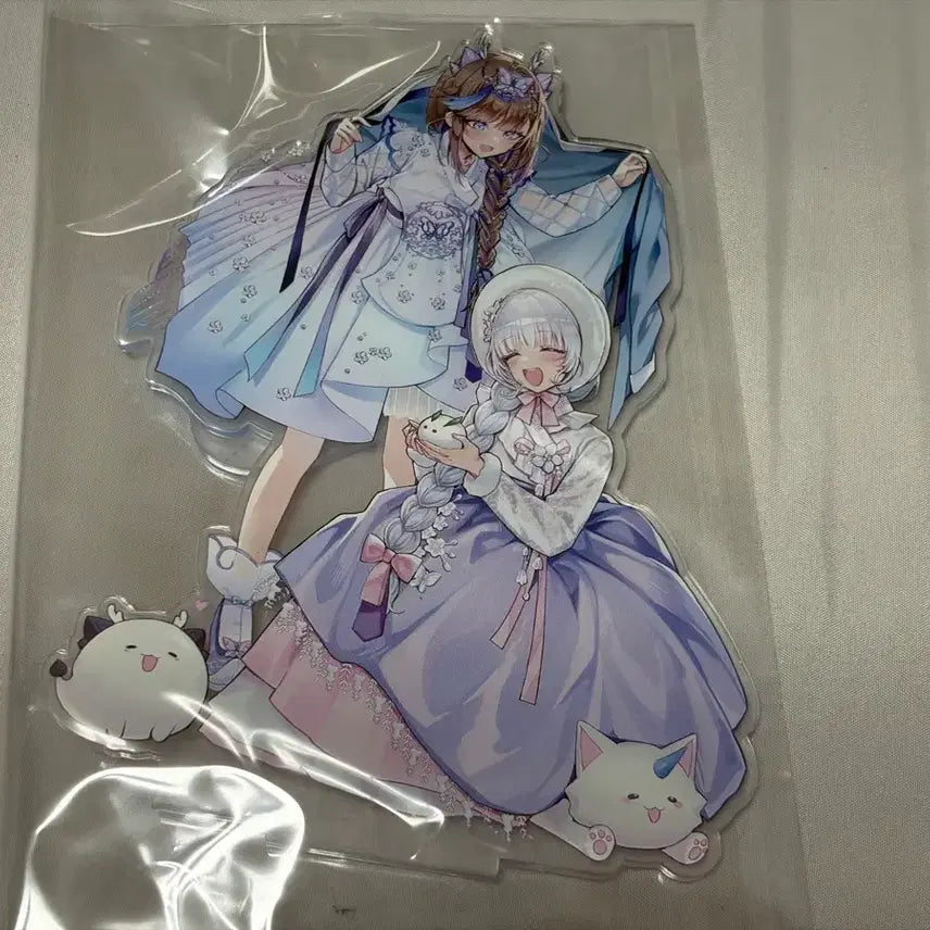 [BUNJANG] Starlight Live Kanna Yuni Hanbok Acrylic Stand / 스텔라이브 칸나 유니 한복 비공식 아크릴 스탠드