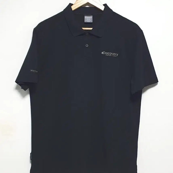[BUNJANG] Discovery New Model Functional Short-Sleeve Polo Shirt Black Size 105 / 디스커버리 신형 기능성 반팔 카라티 블랙 105사이즈