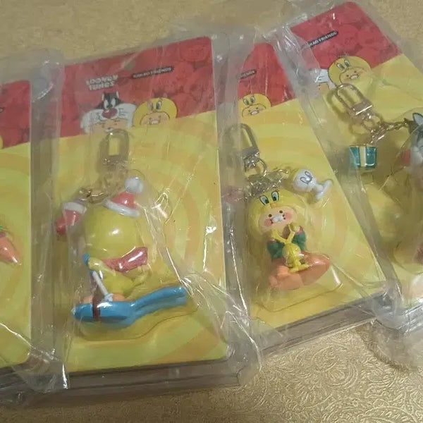 [BUNJANG] Kakao Friends Looney Tunes Collaboration Keyring Set / 카카오 루니툰즈 키링