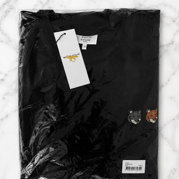 [BUNJANG] Maison Kitsuné Black Short Sleeve T-Shirt XL / 메종키츠네 반팔