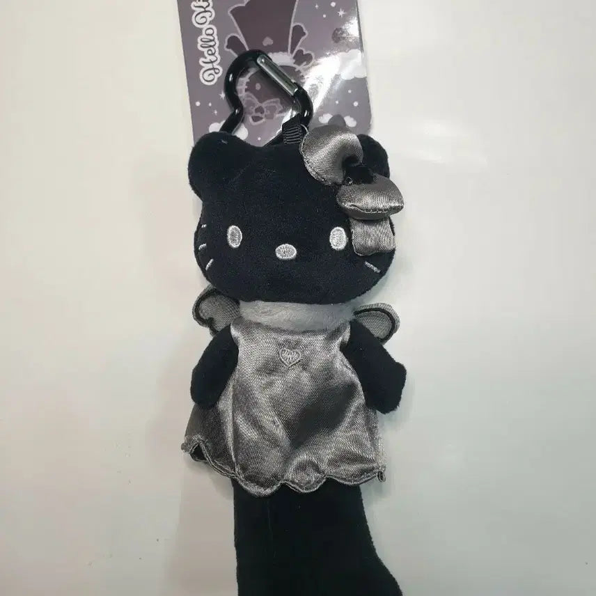 [BUNJANG] Hello Kitty Black Doll Keychain / 헬로키티 블랙 인형 키링