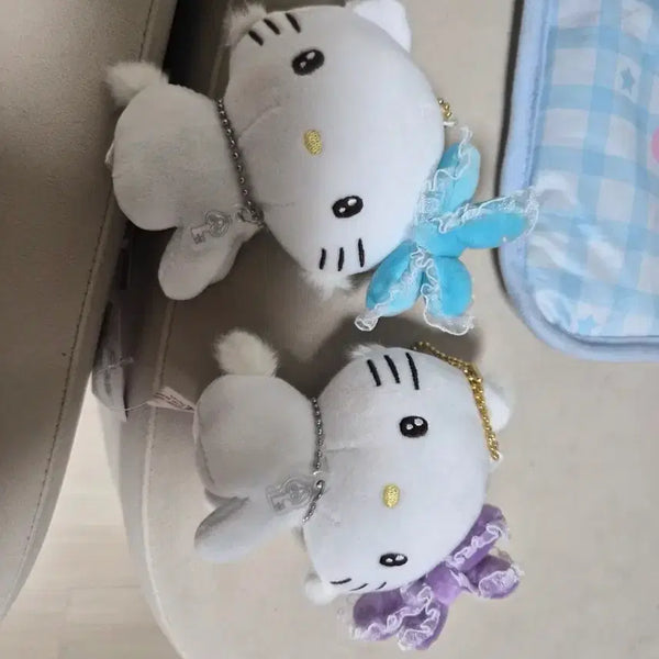 [BUNJANG] Charmmy Kitty Doll Keychain Blue/Purple / 챠미키티 인형 키링 블루/퍼플