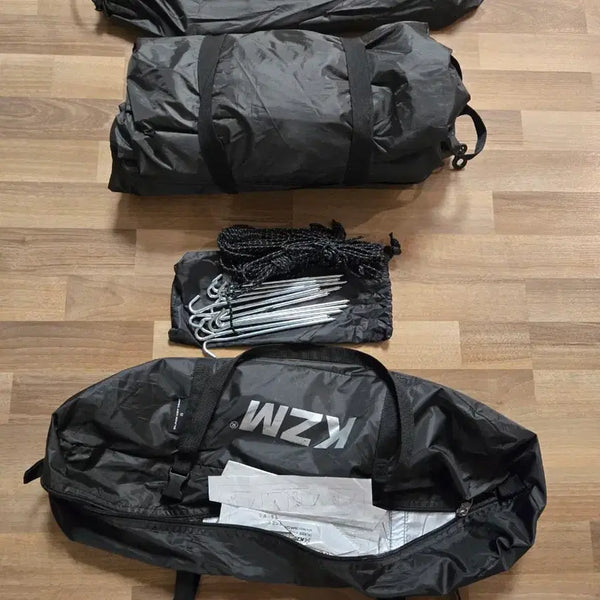 [BUNJANG] KZM Black Cotton Tent 2 / 카즈미 KZM 블랙 코트텐트2