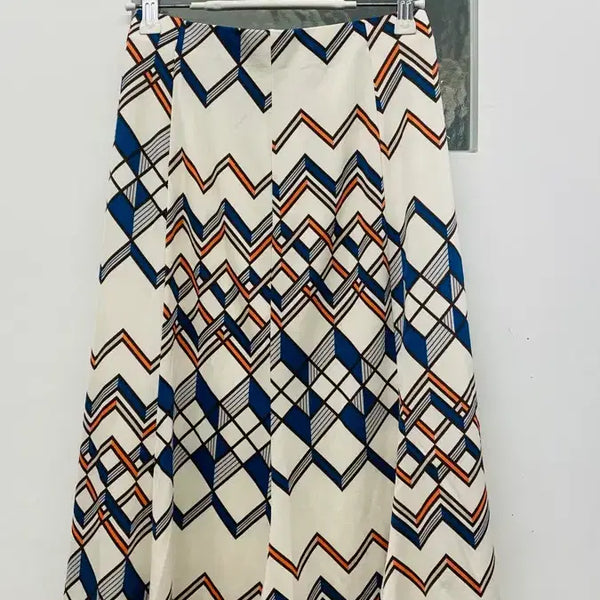 [BUNJANG] Pattern Long Skirt / 패턴 롱 스커트