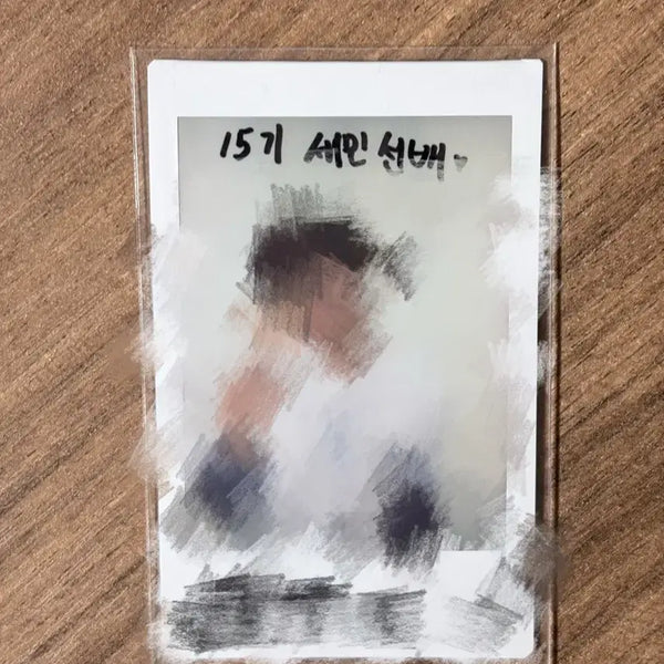 [BUNJANG] Idit Jung Sumin School Uniform Photocard (Scribble) / 아이딧 정세민 교복 싸폴(낙서O)