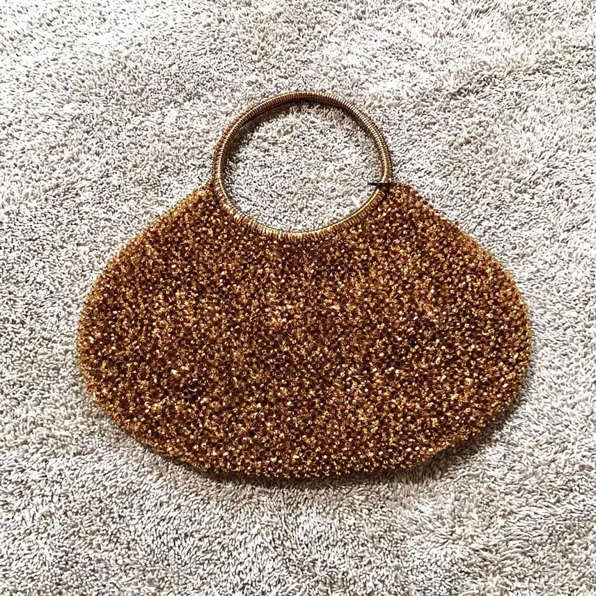 [BUNJANG] Anteprima Bronze Metallic Wirebag Shoulder Tote Bag / 안테프리마 브론즈 메탈릭 와이어백 숄더백 토트백 정품