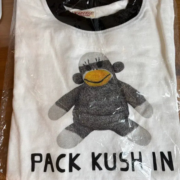 [BUNJANG] KAPITAL Monkey Ring T-Shirt / KAPITAL 원숭이 링거 반팔티 판매 (새상품)