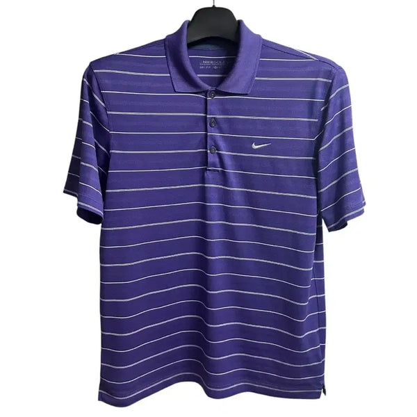 [BUNJANG] Nike Golf Dri-FIT Short Sleeve Polo Shirt Purple M (100) / 나이키 골프 드라이핏 반팔 카라티셔츠 퍼플 M(100)