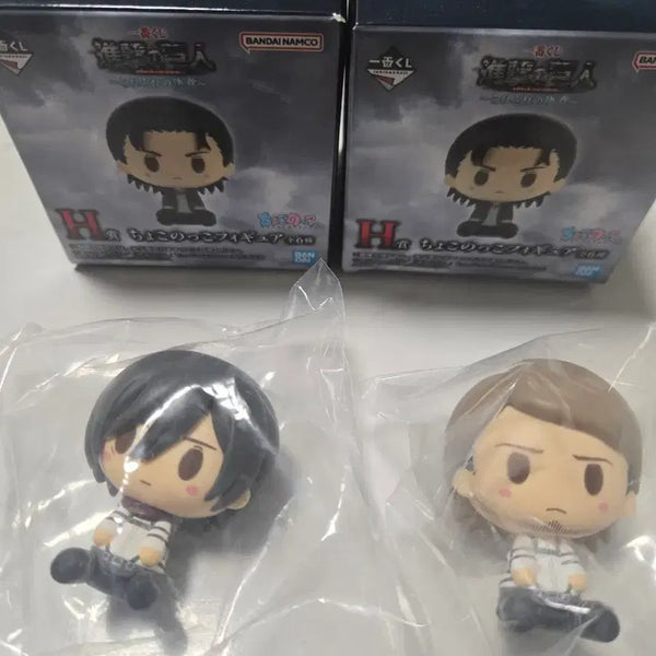 [BUNJANG] Attack on Titan Ichiban Kuji Figure Bundle Set / (일괄)진격의거인 제일복권 h상 장,미카사 초코노코 피규어 판매