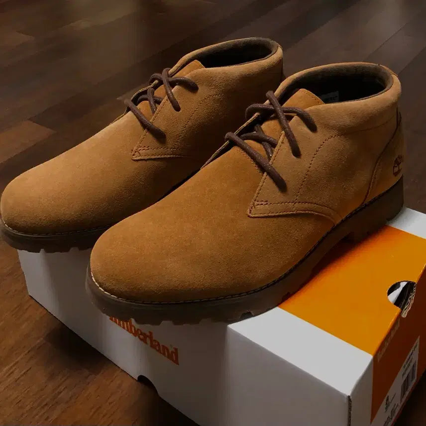 [BUNJANG] Timberland Mid Boots Brown Suede US 8 / [새상품] 팀버랜드 미드 부츠 260(US8) 실착265