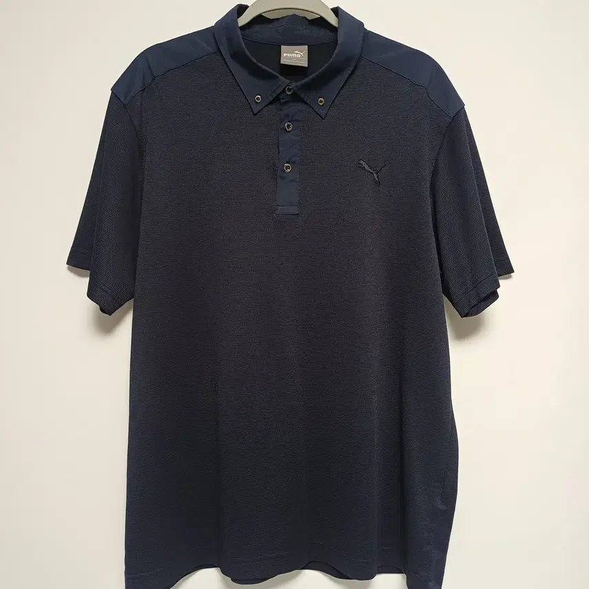 [BUNJANG] Puma Golf Men's Hybrid Button-Down Polo Shirt / 푸마골프 남성 하이브리드 버튼다운 폴로 (XXL/105~110)