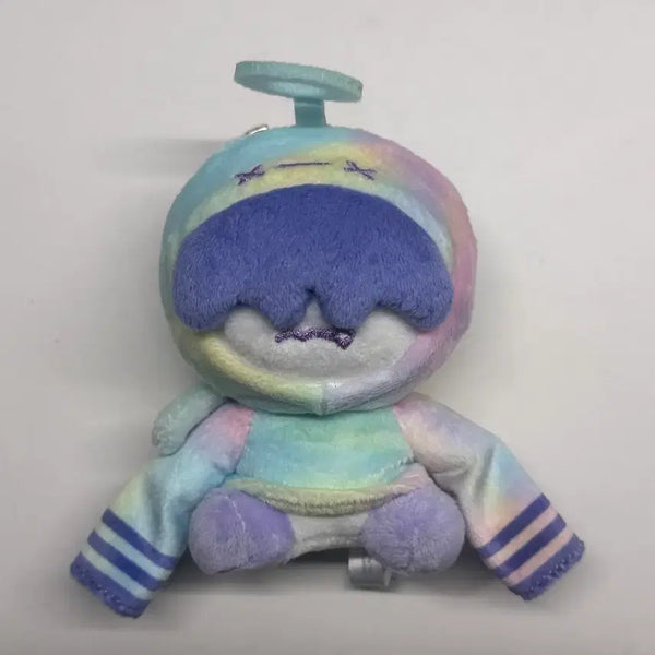 [BUNJANG] Rainbow Hmmmyeong Hologram Bbatturi Doll Plush Keyring / 레인보우 흠냐링 홀로그램 뿔바투 인형 플러시 키링