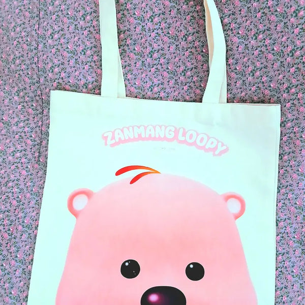 [BUNJANG] Zanmang Loopy Eco Bag / 잔망루피 (Zanmang Loopy) 에코백