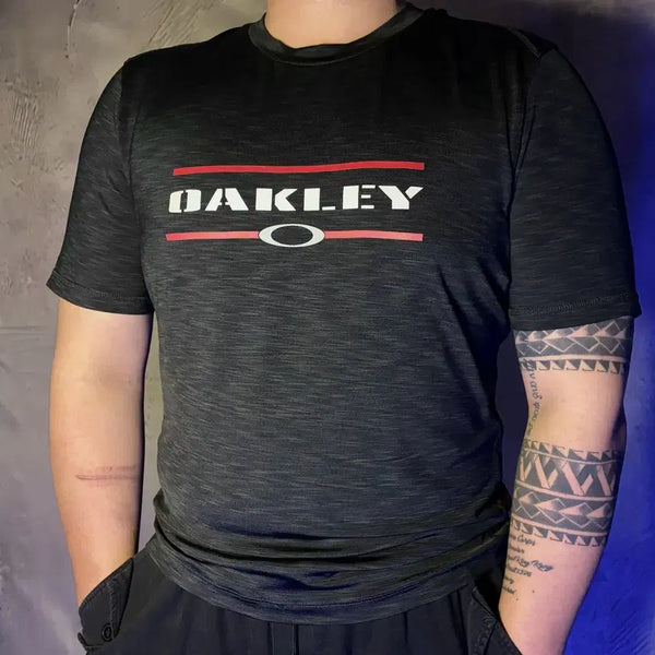 [BUNJANG] Oakley Performance Short Sleeve T-Shirt XL Black / XL 오클리 기능성 반팔 티셔츠 블랙