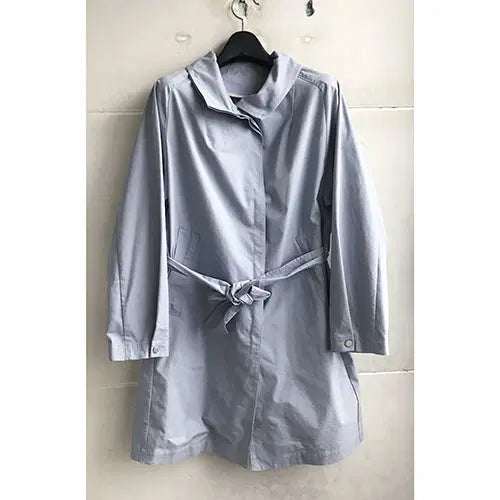 [BUNJANG] Korean-Made Sky Blue Luxury Trench Jacket (Size 66) / 하늘색 고급 트랜치 국산자켓 - 66/새거수준