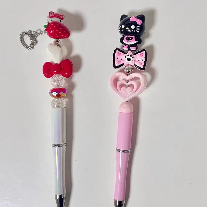 [BUNJANG] Kitty Ballpoint Pen Bundle / 고양이 키티 볼펜 볼꾸 일괄