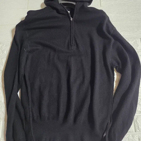 [BUNJANG] Burberry Men's Knit Hooded Zip-Up M Size / 버버리 남성 니트후드집업 m사이즈 팝니다