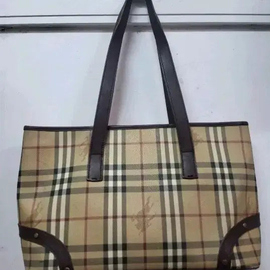 [BUNJANG] Burberry Check Tote Bag / (택포)버버리 체크 토트백