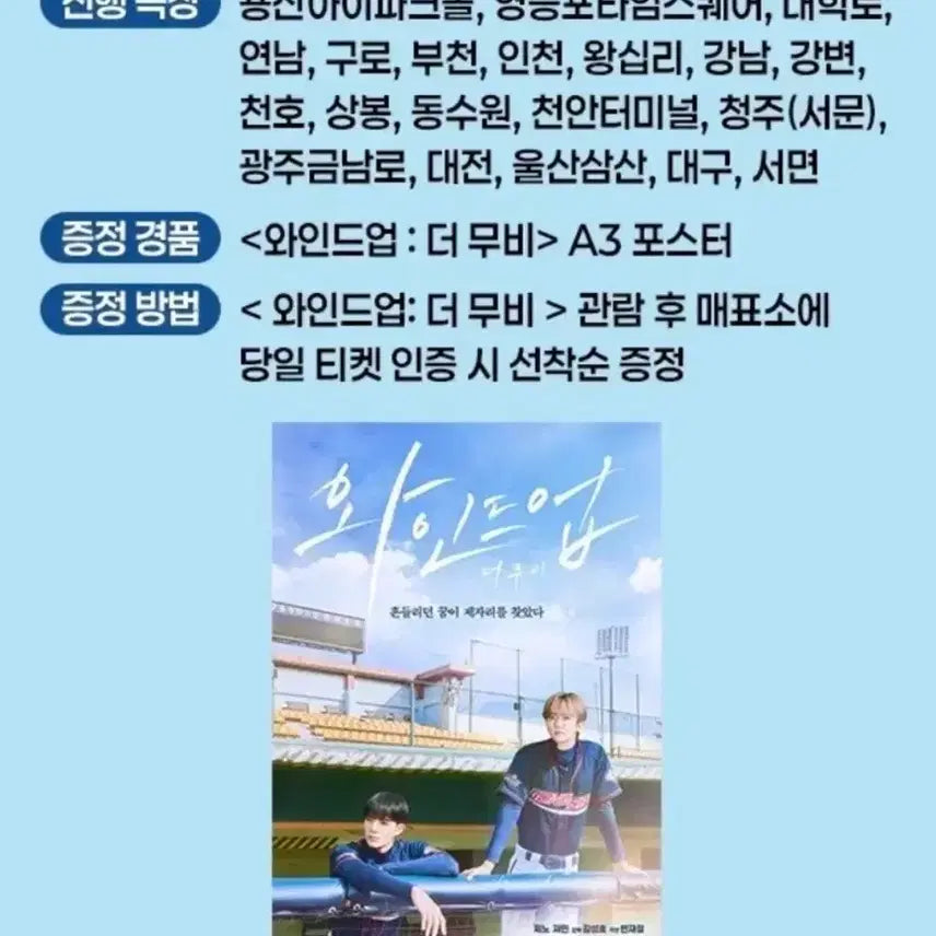 [BUNJANG] Windy Up The Movie Poster Jaemin Jeno / 와인드업 더 무비 포스터 재민 제노