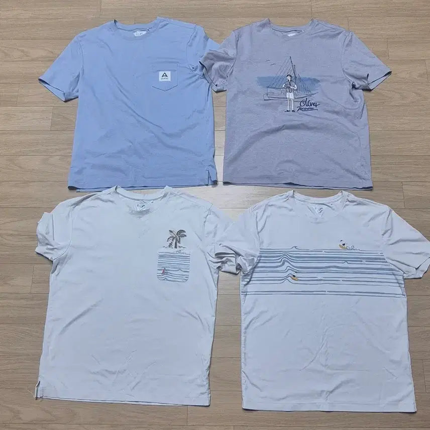 [BUNJANG] Ollezen T-Shirts (4 pcs) Size 95-100 / 올젠 반팔T 4벌 (95~100)