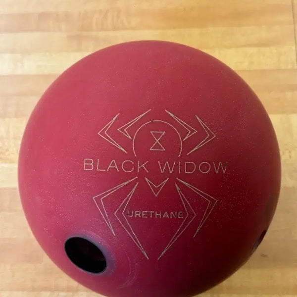 [BUNJANG] Black Widow Red Solid Urethane Bowling Ball / 블랙위도우 레드솔리드 우레탄 팔아요