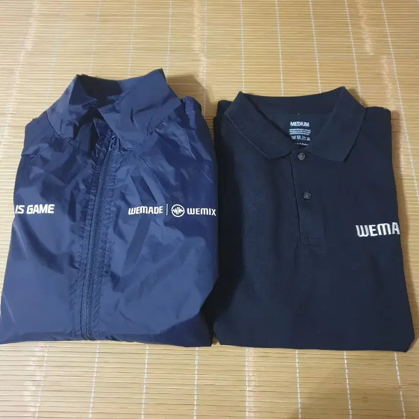 [BUNJANG] WEMADE WEMIX Windbreaker & Polo Shirt Set / WEMADE WEMIX 바람막이95 & 폴로티 M