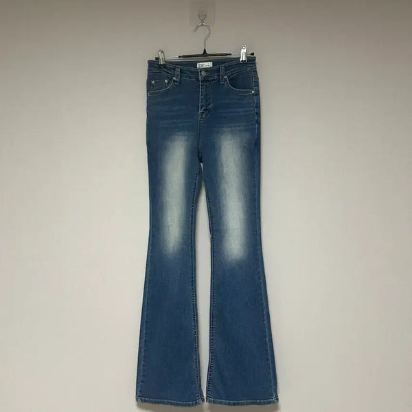 [BUNJANG] Lookcatme Washing Bootcut Jeans / 룩캣미 워싱 부츠컷 청바지