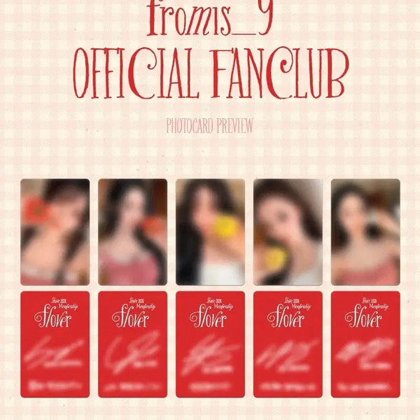 [BUNJANG] fromis_9 Membership Photocard Bundle / 프로미스나인 멤버쉽 포카